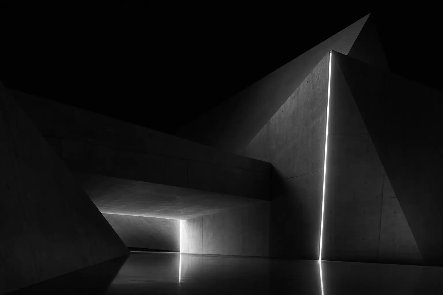 Cinematic abstract dark digital backdrop